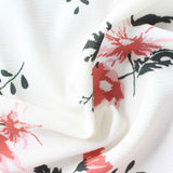 Pink Floral Chiffon, Polyester, 130 gsm — photo 1