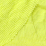 Cotton Viscose Rib Knit Fabric, 95 gsm, 200 cm — Yellow — photo 1