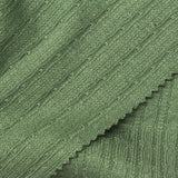 Jacquard Polyester Viscose Blend Rib Knit Fabric, 360 gsm, 160 cm — Green — photo 1