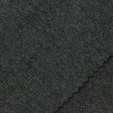 Dark Grey Heathered-Marl Rib Knit, Cotton-Poly, 310 gsm — photo 1