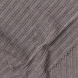 Grey Textured Rib Knit, Viscose — photo 1