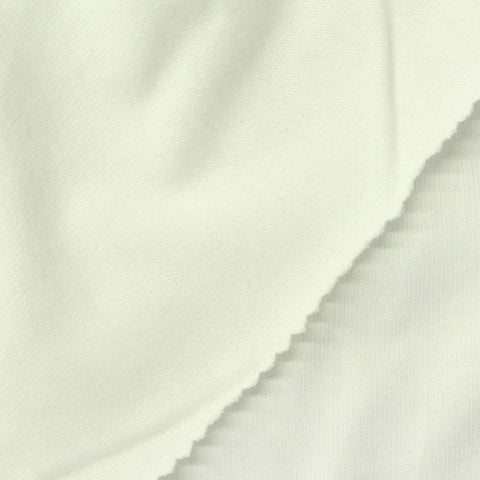 100% Cotton Jersey Knit Fabric, 315 gsm, 170 cm — White