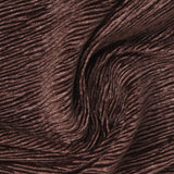 Brown Textured Velvet, Polyester — photo 1