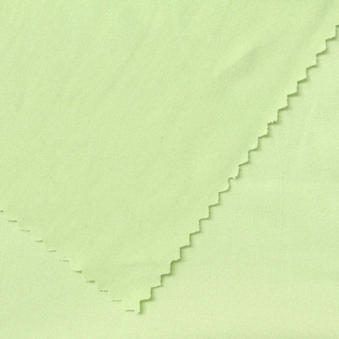 Polyester Stretch Milk Silk Knit Fabric, 180 gsm, 185 cm — Green