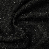 Black Marl Knit, Poly-Viscose, 373 gsm — photo 1