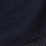 Silver Vertical-Stripe Rib Knit, Nylon — photo 1