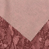 Maroon Snakeskin Knit, Poly-Modal — photo 1