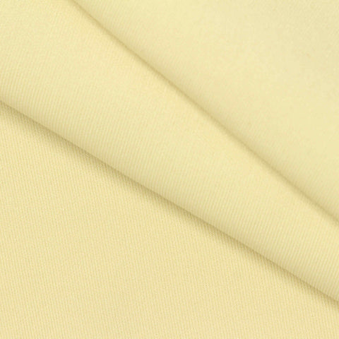 Polyester Stretch Scuba Knit Fabric, 326 gsm, 165 cm — Yellow