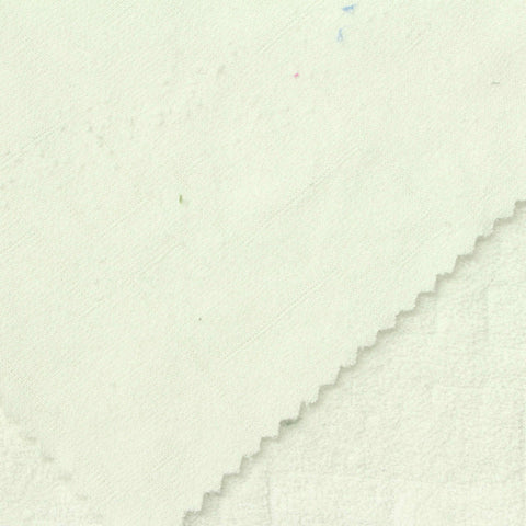 Jacquard Polyester Viscose Knit Fabric, 280 gsm, 170 cm — White, ref EF-260540