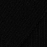 Polyester Stretch Knit Fabric, 240 gsm — Black — photo 1