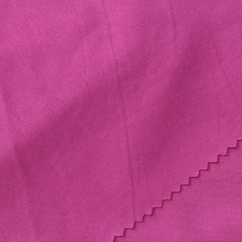 Magenta Ribbed Jersey Knit, Viscose