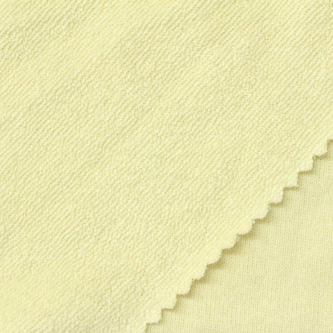 Cotton Polyester French Terry Fabric, 220 gsm, 180 cm — Yellow
