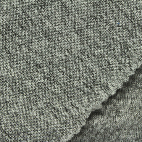 Heather Grey Marl Chunky Knit, Polyester, 180 gsm