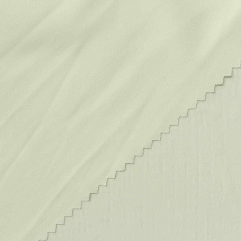 Polyester Stretch Interlock Knit Fabric, 260 gsm, 160 cm — White