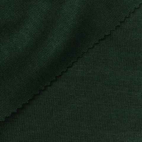Polyester Viscose Chunky Knit Fabric, 200 gsm, 156 cm — Green