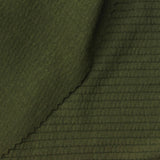 Olive Horizontal-Stripe Crepe, Polyester — photo 1