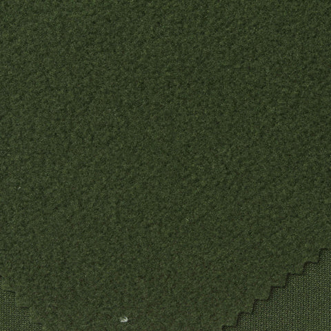 100% Polyester Fleece Fabric, 260 gsm, 150 cm — Green