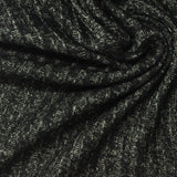 Dark Grey Marl Rib Knit, Viscose-Poly, 175 gsm — photo 1