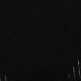 White Vertical-Stripe Rib Knit, Poly-Viscose — photo 1
