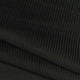 100% Cotton Corduroy Fabric, 290 gsm — Black — photo 1