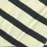 Dark Grey Stripes Jersey Knit, 260 gsm — photo 1