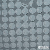 Light Grey Dots Woven, Polyester — photo 1