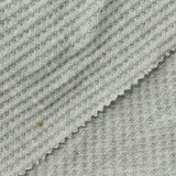 Heather Polyester Cotton Stretch Waffle Knit Fabric, 280 gsm, 165 cm — Grey — photo 1