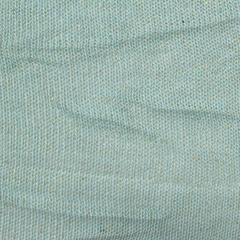 Light Blue Marl Chunky Knit, Polyester, 162 gsm