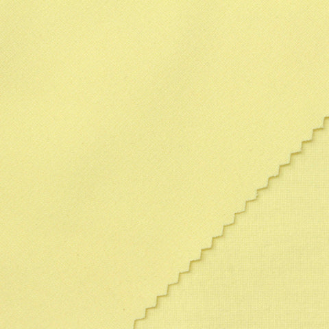 Viscose Nylon Stretch Ponte Knit Fabric, 370 gsm, 160 cm — Yellow