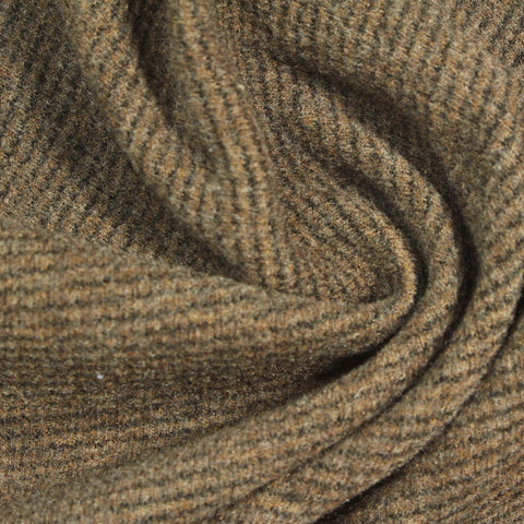 Brown Heather Waffle Knit, Poly-Viscose