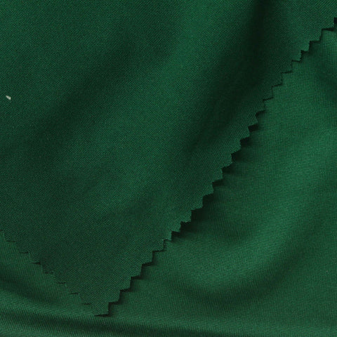 Brushed Polyester Stretch Milk Silk Knit Fabric, 180 gsm, 170 cm — Green