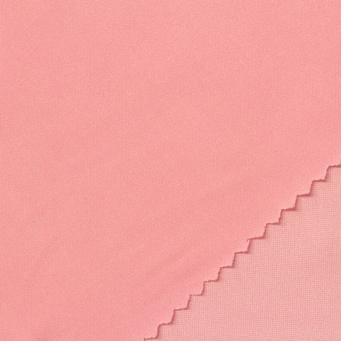 Polyester Stretch Milk Silk Knit Fabric, 175 gsm, 160 cm — Pink