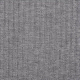 Viscose Acrylic Stretch Rib Knit Fabric, 161 gsm — Grey — photo 1