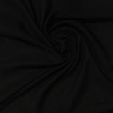 100% Polyester Knit Fabric, 90 gsm, 170 cm — Black, ref EF-236081 — photo 1