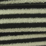 Black Horizontal-Stripe Knit, Poly-Cotton — photo 1