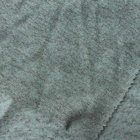Light Blue Marl Chunky Knit, Viscose-Poly, 189 gsm
