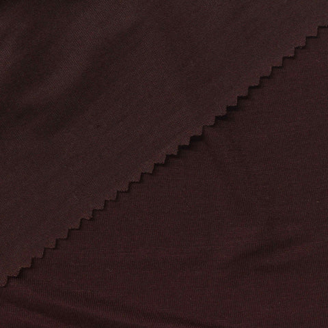 Viscose Stretch Jersey Knit Fabric, 145 gsm, 165 cm — Brown