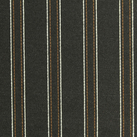 Dark Grey Stripes Ponte Knit, Poly-Viscose