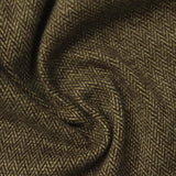 Brown Herringbone Jacquard, Poly-Viscose — photo 1