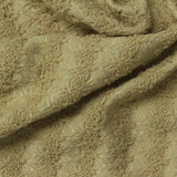 Beige Geometric-Diamond Warp Knit, Polyester — photo 1