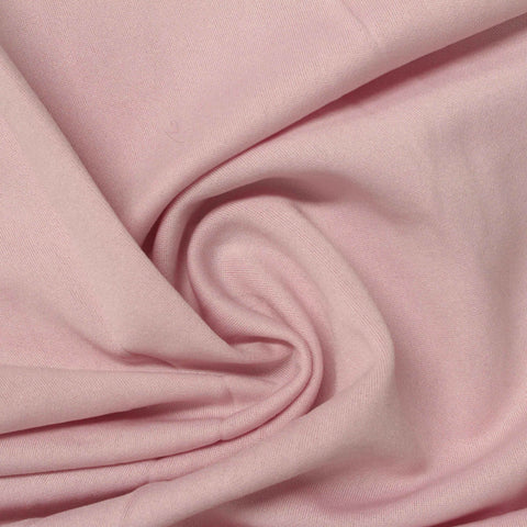 Polyester Stretch Linen-Look Fabric, 210 gsm, 160 cm — Pink