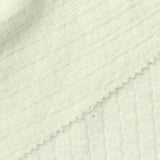 Jacquard Slub Cotton Polyester Stretch Rib Knit Fabric, 330 gsm, 160 cm — Beige — photo 1