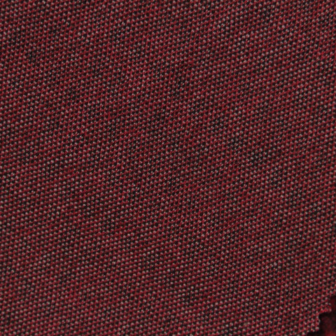 Red Check Knit, Polyester