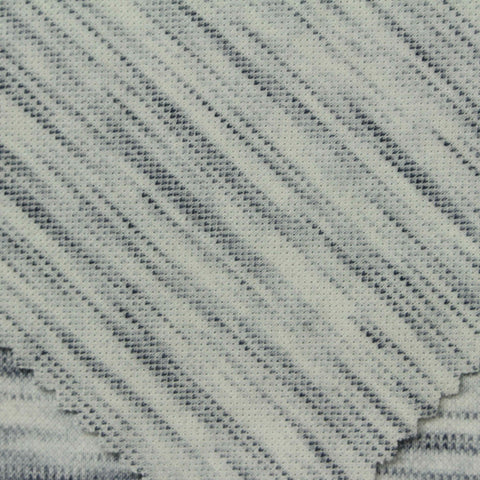 Grey Heather Piqué Knit, Polyester