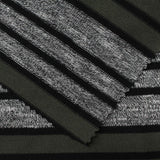 Dark Green Stripes Rib Knit — photo 1