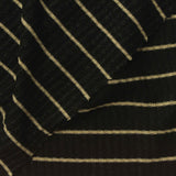 Beige Horizontal-Stripe Rib Knit, Viscose — photo 1