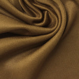 Modal Polyester Stretch Scuba Knit Fabric, 258 gsm, 152 cm — Khaki — photo 1