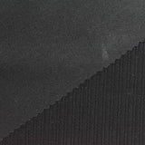 Viscose Polyester Blend Stretch Interlock Knit Fabric, 284 gsm, 180 cm — Black — photo 1