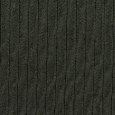 Viscose Polyester Rib Knit Fabric, 180 gsm, 188 cm — Green