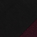 Dark Red Marl Rib Knit, Nylon-Linen — photo 1